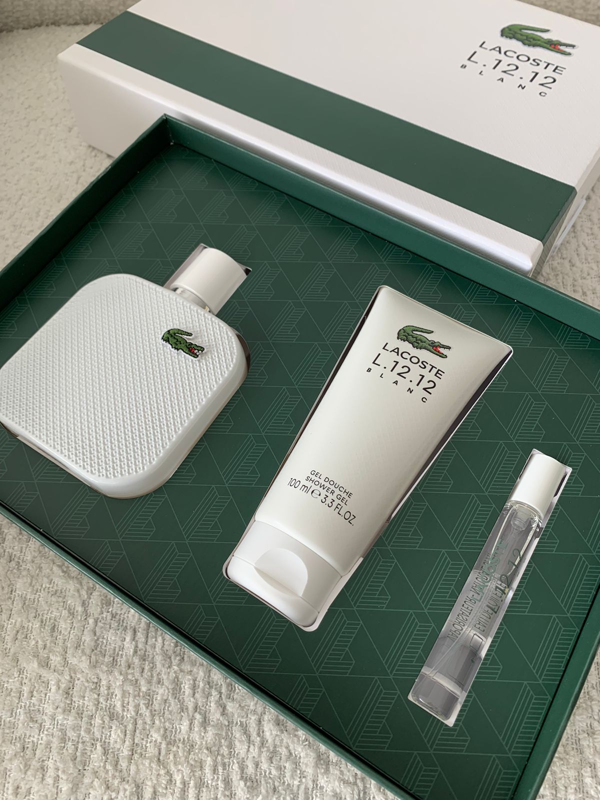 SET LACOSTE L12.12 BLANC 100 ML