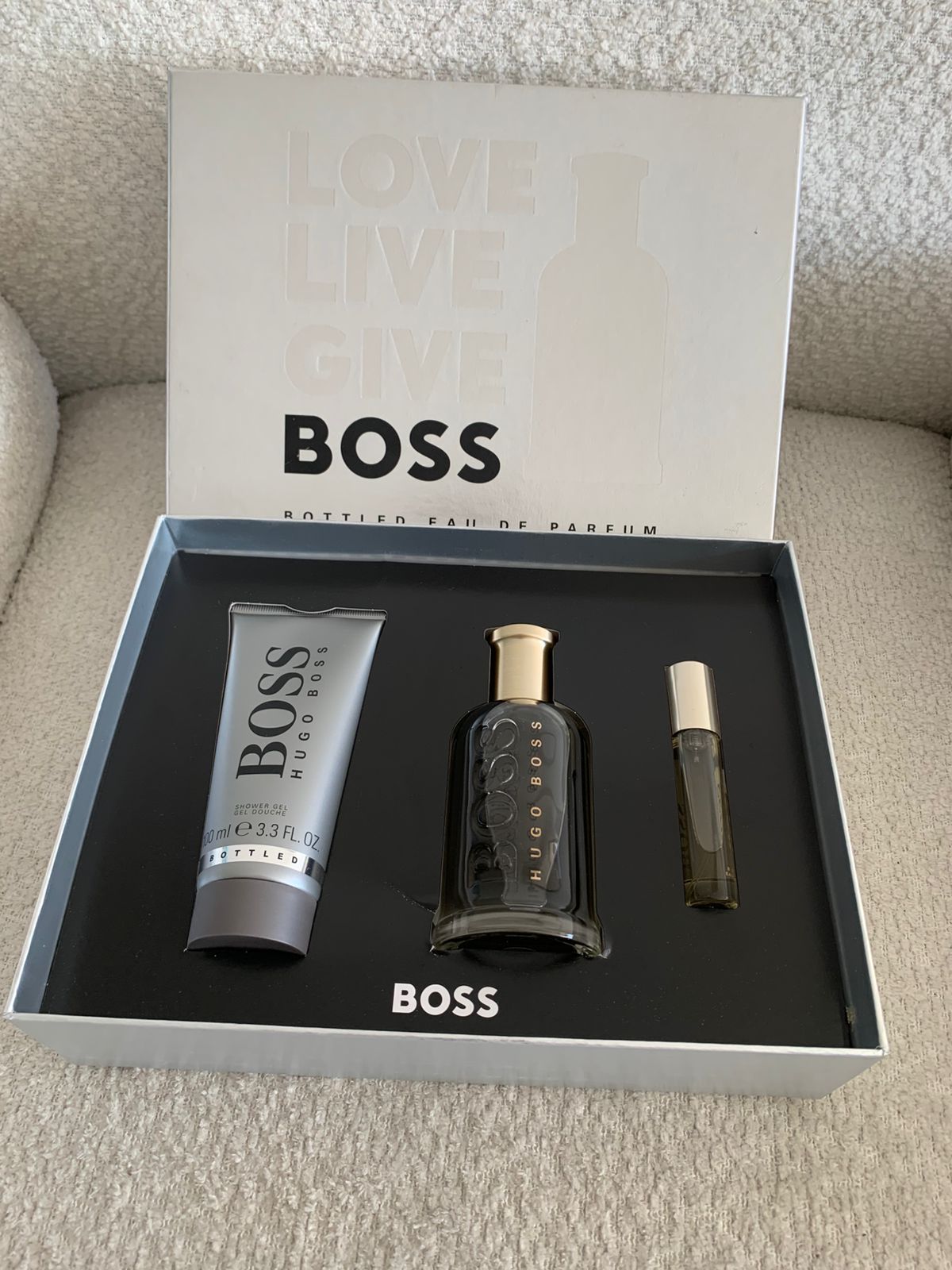 KIT EAU DE PARFUM HUGO BOSS BOTTLED